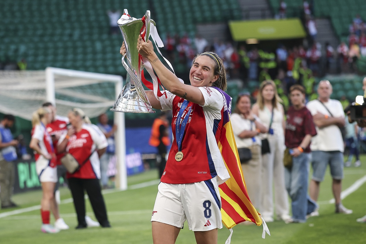 Arsenal’s Caldentey wins Women’s Champions League Goal of the Tournament