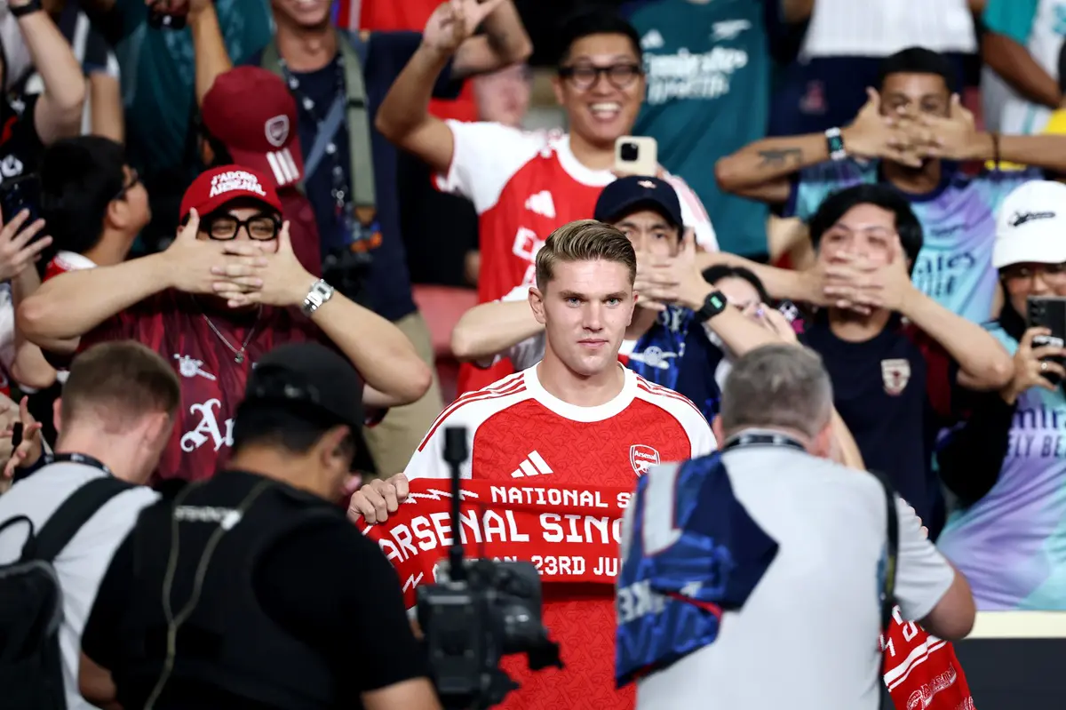 New Arsenal man claims he is already the best-dressed in the team