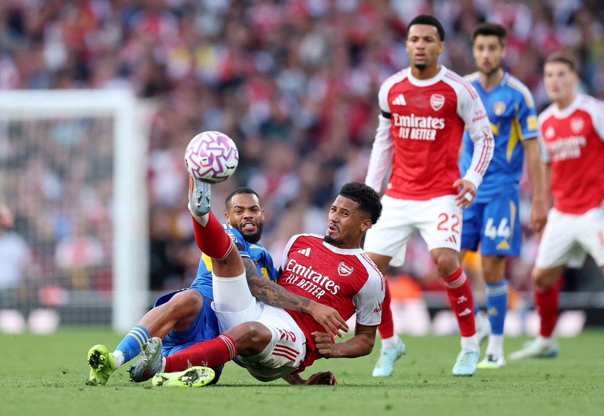 Saliba v Leeds United