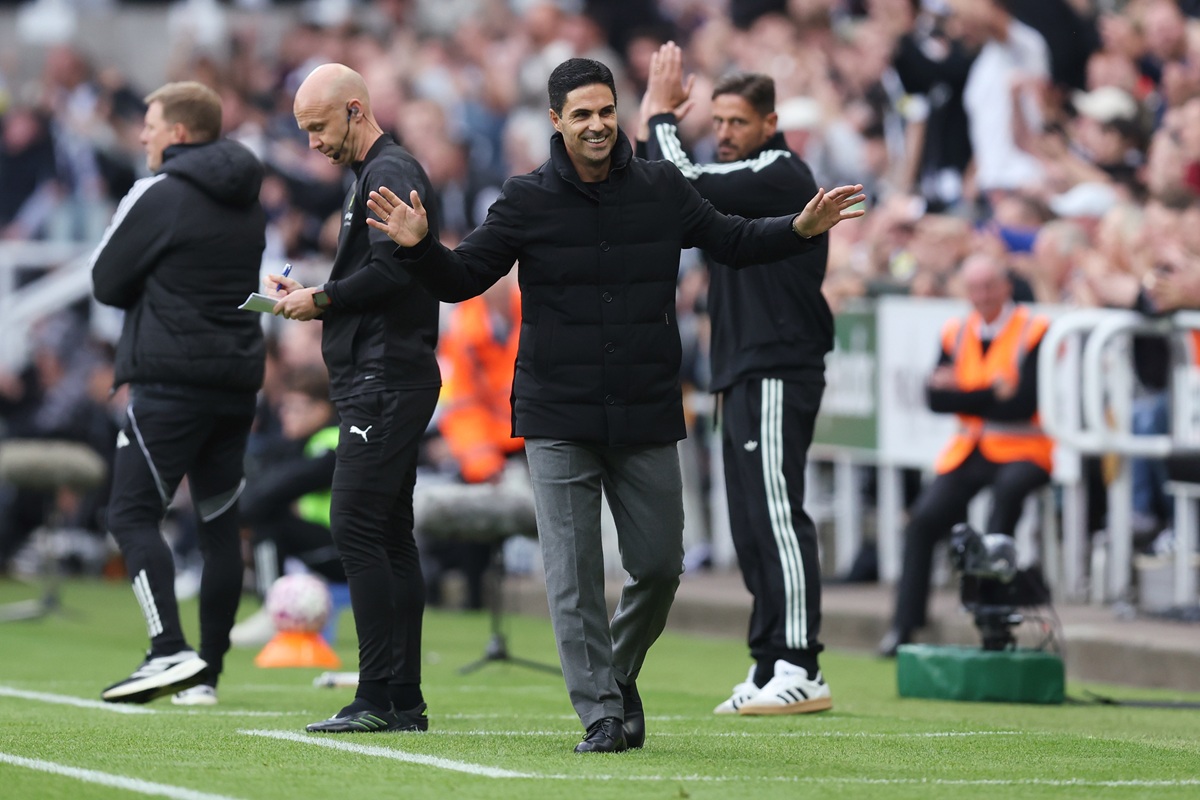 Arteta says win at Newcastle shows how badly the players want to be champions