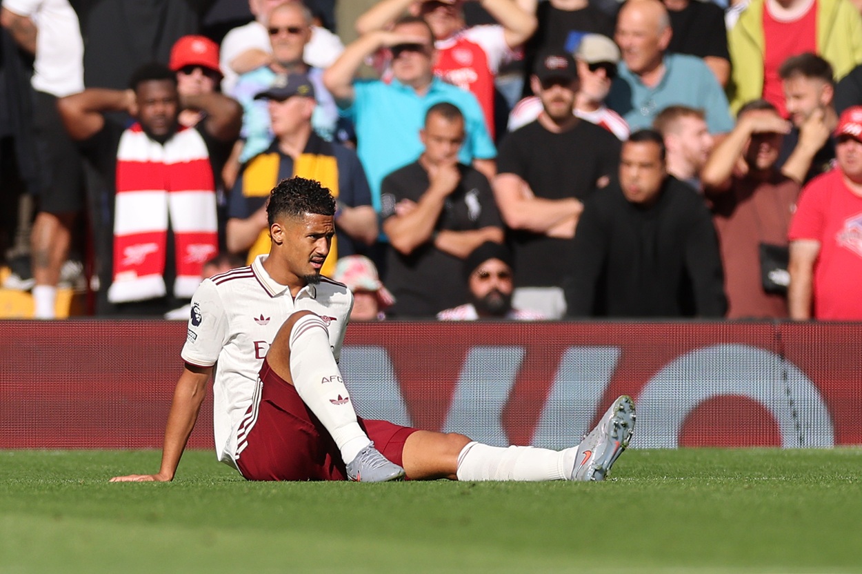 Saliba pulls out of France squad after ankle injury at Anfield