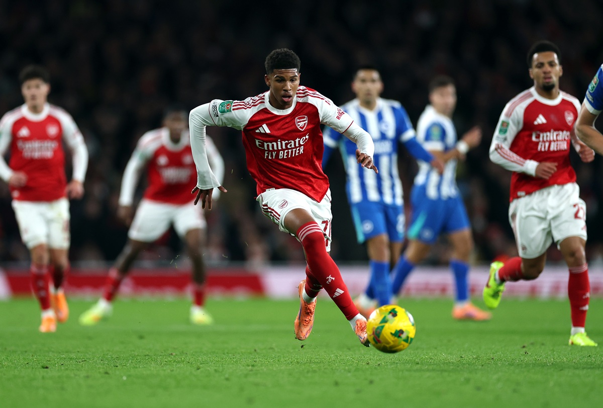 Arsenal youngster explains the impact of training with the first team