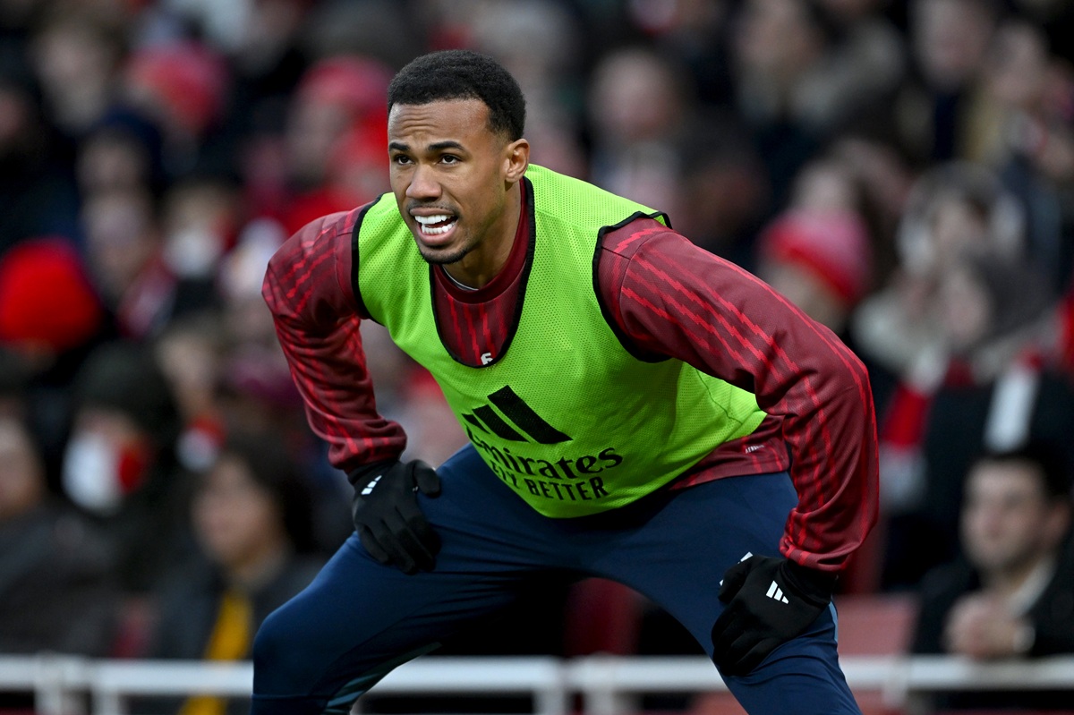 Did Gabriel suffer an injury before being subbed off against Aston Villa?