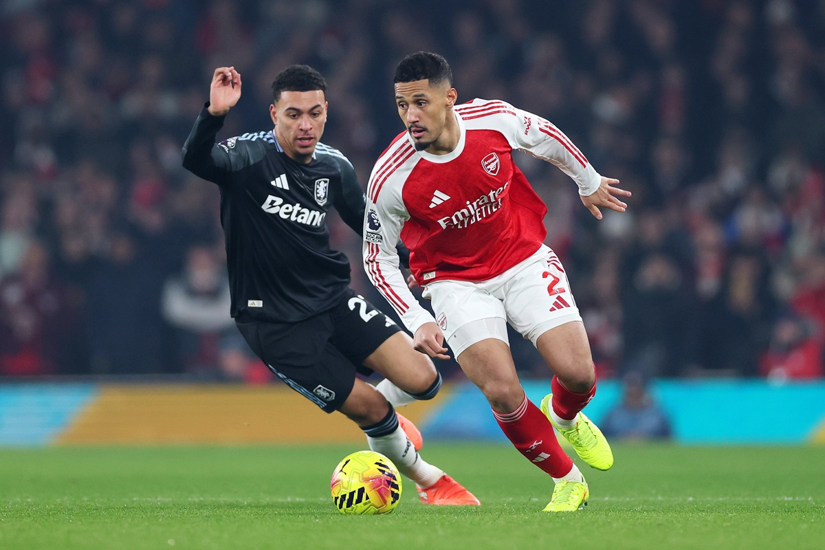 ‘He’s never under pressure’ Saliba praises Arsenal teammate