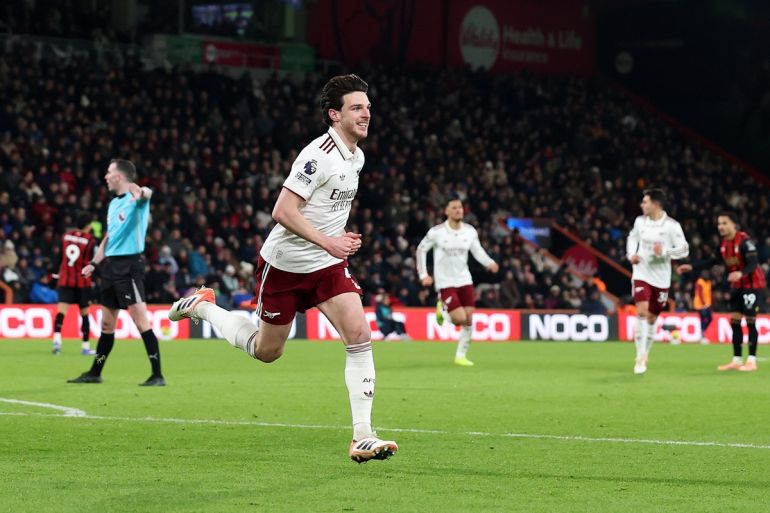 “The main thing is” Declan Rice reacts to Arsenal win against ...