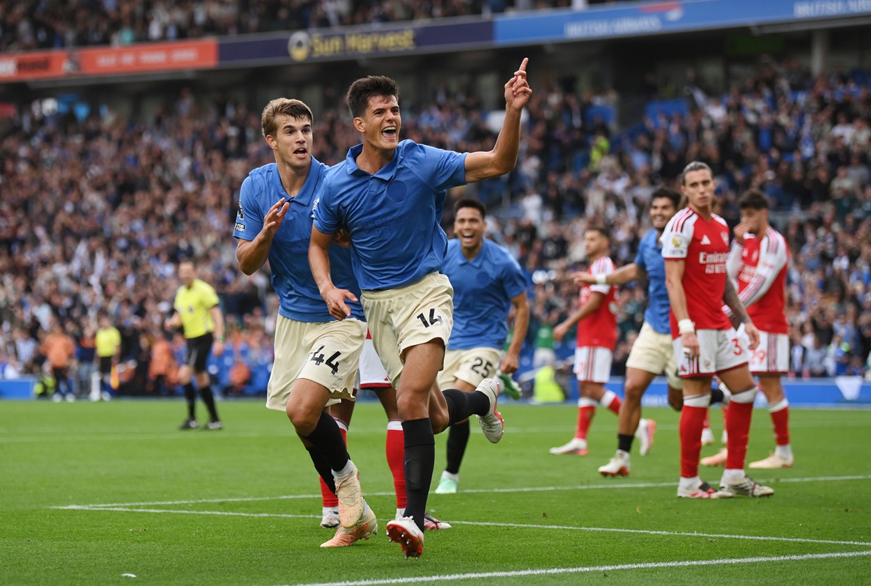 Is Arsenal’s title defence already under pressure after Brighton humiliation?